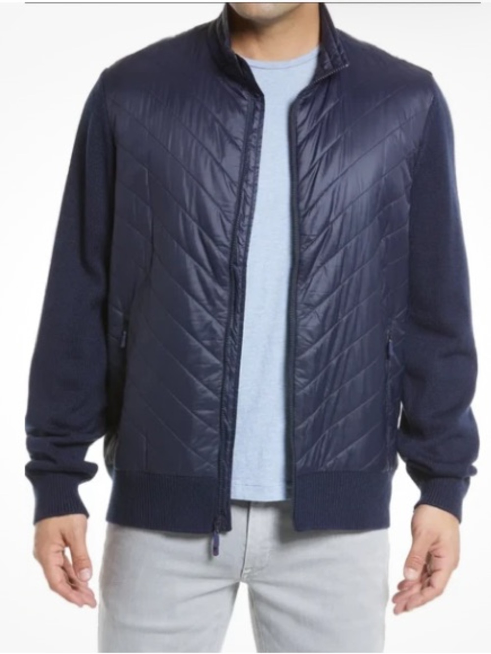 johnnie-o quilted hybrid‎ Gamble jacket XL
